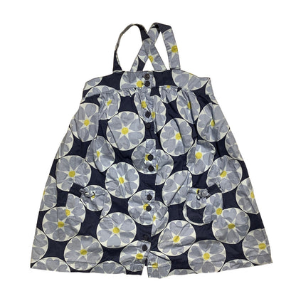 Cherokee Light Blue Floral Sun Dress Girls Size 4T — Summer, Cotton, Casual