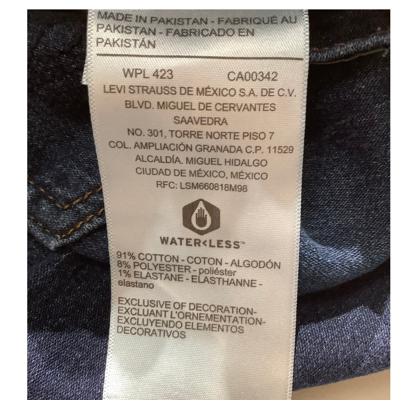 Denizen Levi’s Kids Jeans Size 4 Regular – Slim, Dark Wash, Stretch