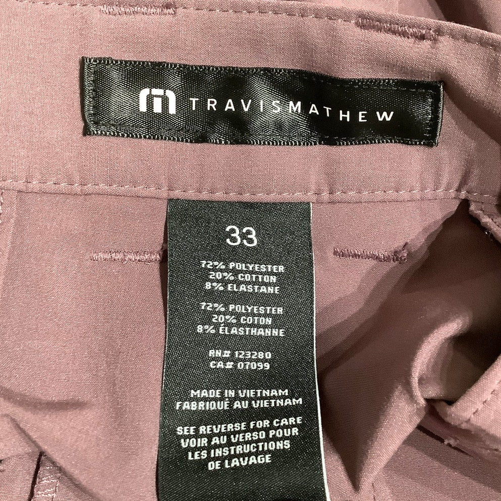 Travis Mathew Purple Shorts Size 33 - Sleek, Modern, Versatile