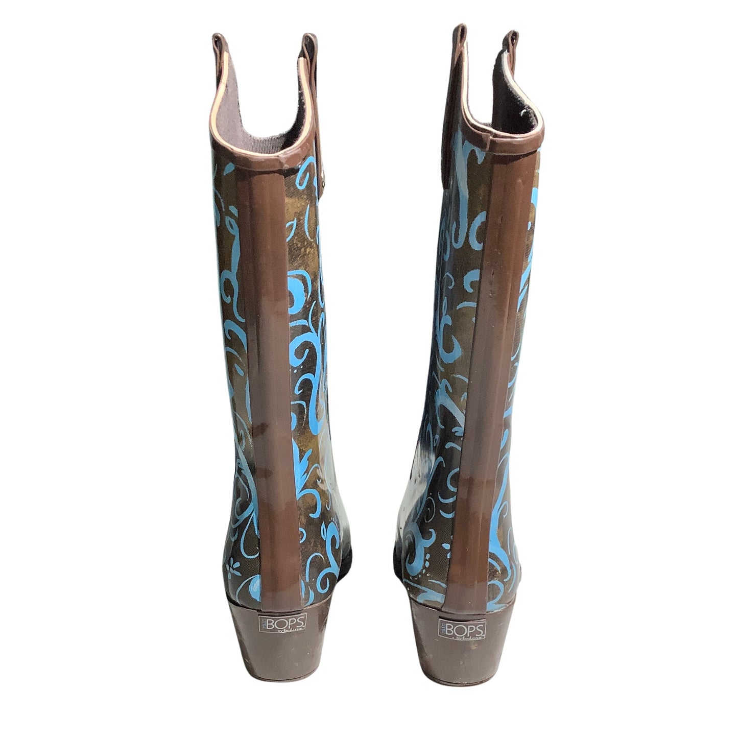 Rain Bops by Beehive Cowboy Rain Boots Women Size 6  — Western, Festival, Boho
