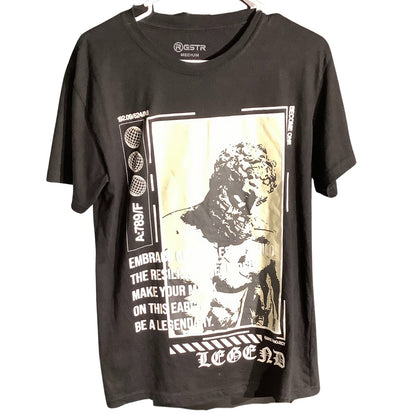 RGSTR Graphic Legend T-Shirt Men’s Size M — Streetwear, Versatile, Casual
