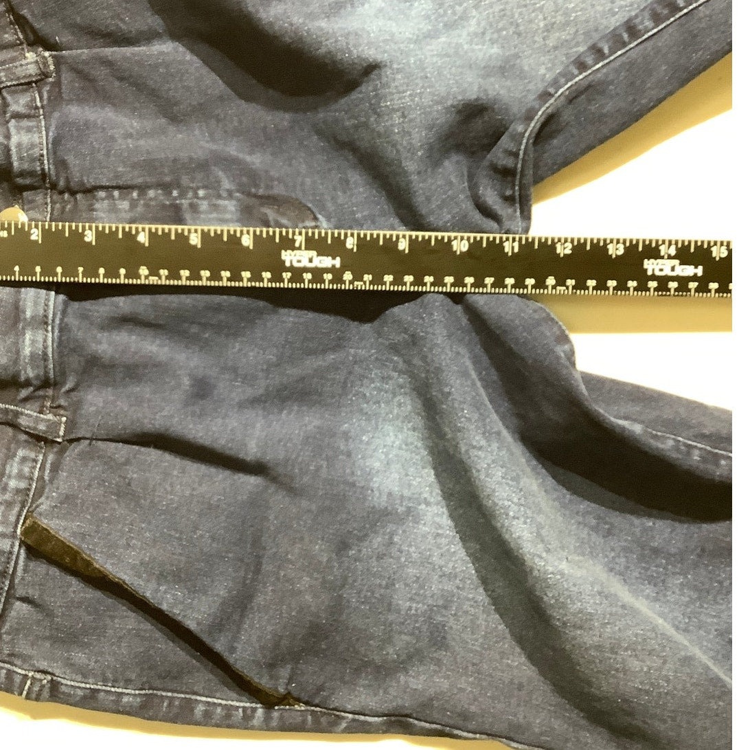 Indigo Poppy Dark Denim Capris Women’s Size 14 – Casual, Relaxed, Cuffed