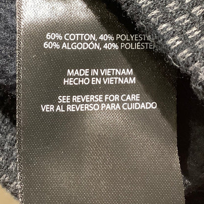 Express Black Gray Waffle Knit Hoodie Men’s M — Minimalist, Athleisure, Casual