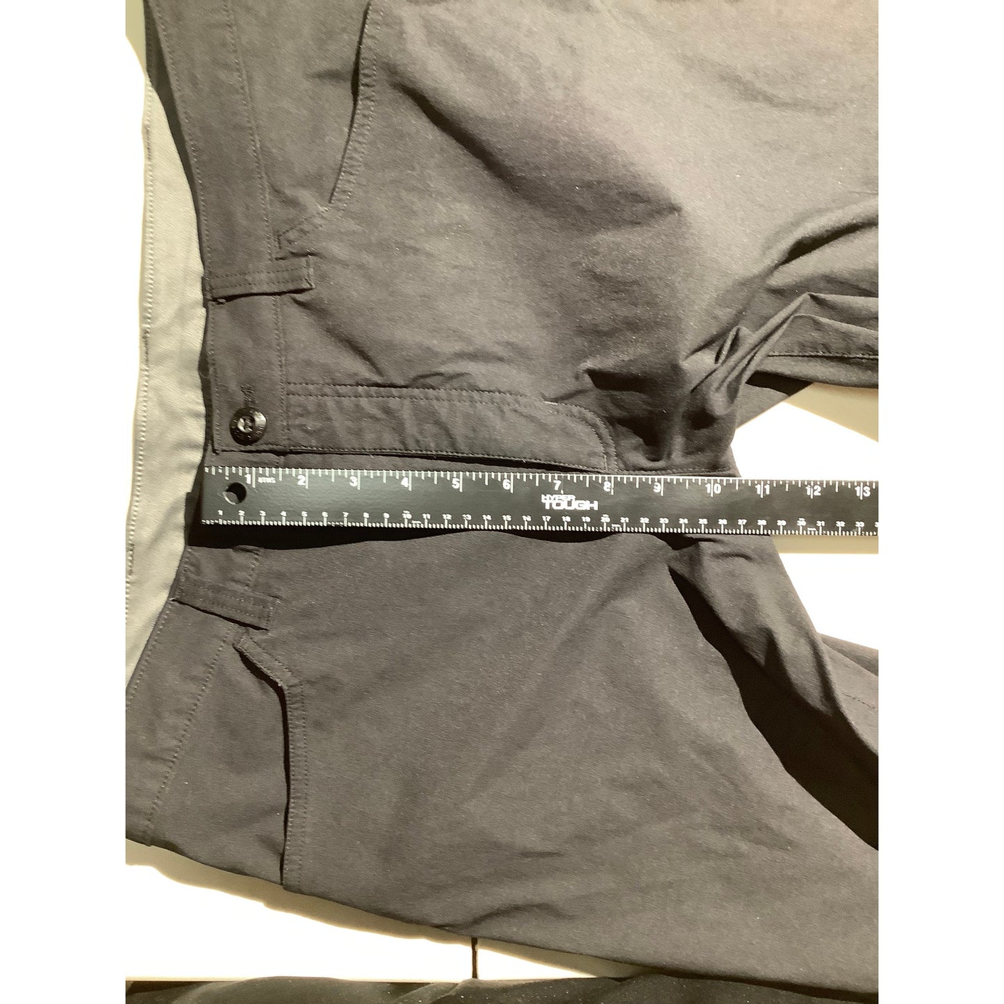 Eddie Bauer Black Tech Hiking Pants Men’s 38W 32L — Outdoor, Travel, Performance