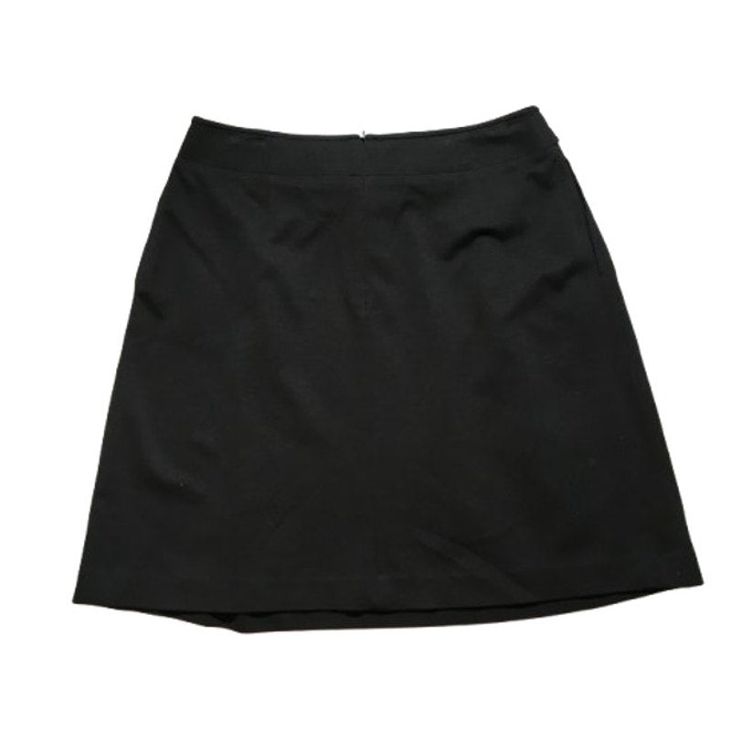 Talbots Black Stretch Skirt Size 12P - Classic, Elegant, Office Chic