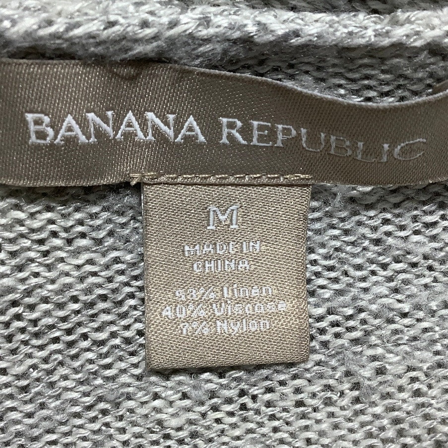 Banana Republic Cardigan Women’s Medium — Open Front, Layered, Minimalist