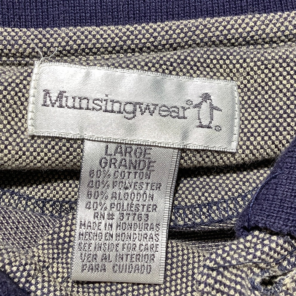 Munsingwear Men’s Large Classic Knit Polo — Retro, Preppy, Classic