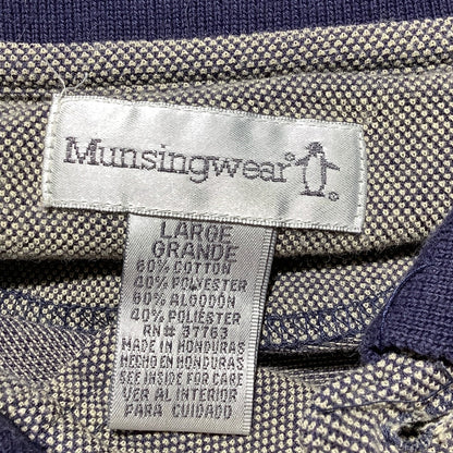 Munsingwear Men’s Large Classic Knit Polo — Retro, Preppy, Classic