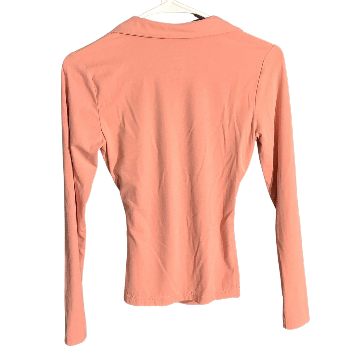 OGL Light Pink Surplice Thermal Top Women’s Size S — Wrap, Minimalist, Casual