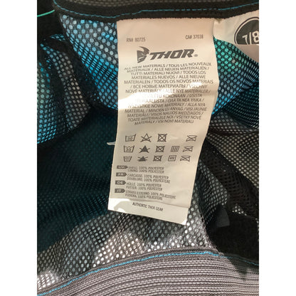 Thor Youth Motocross Pants Size 7/8 – Teal, Green, MX Racing