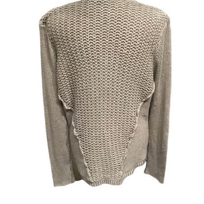 Quinn Medium Brown Knit Sweater Size Medium - Cozy, Minimalist, Casual