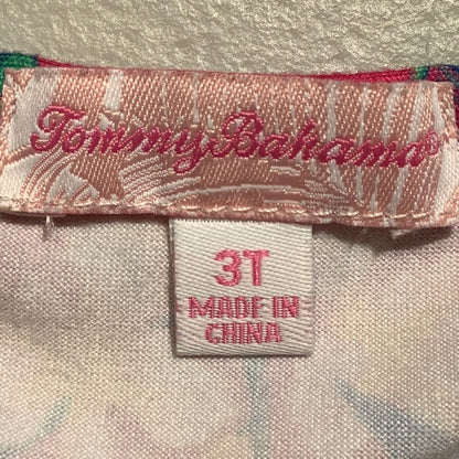 Tommy Bahama Toddler Floral Dress Size 3T — Ruffle Sleeve, Tropical, Vacation
