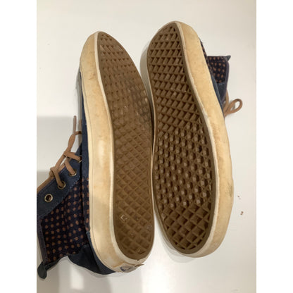 Vans Navy & Brown High Tops Size Men’s 9 - Skater, Streetwear, Y2K