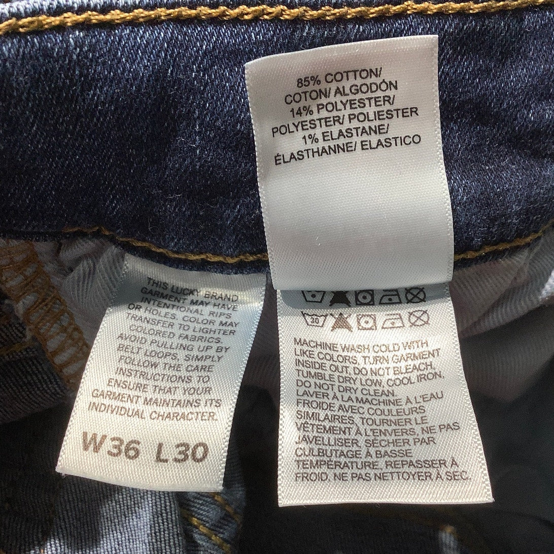 Lucky Brand 410 Straight Jeans Denim Men’s 36x30 — Classic, Casual, Everyday