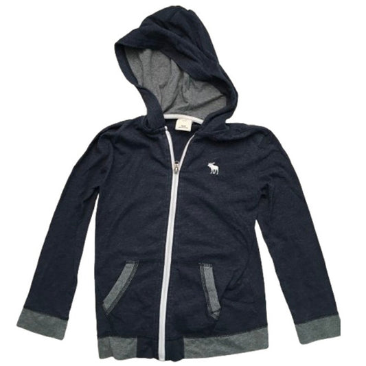 Abercrombie Kids Zip-Up Hoodie XS (8) – Preppy, Casual, Everyday Wear