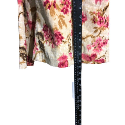 J. Jill Floral Blazer Jacket Size XL - Cottagecore, Artsy, Feminine