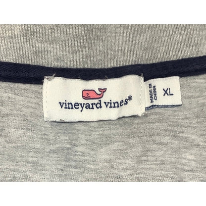 Vineyard Vines Polo Grey Sleeveless Golf Shirt XL Athleisure Tenniscore Preppy