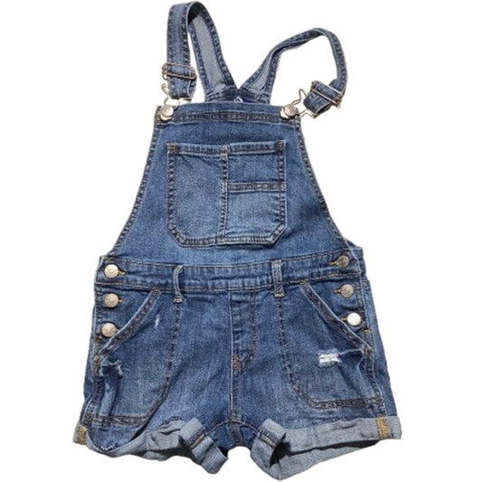 Jordache Denim Overall Shorts Child Size 7-8 M — Kids Fashion, Distressed, Jorts