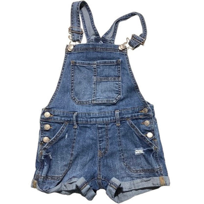 Jordache Denim Overall Shorts Child Size 7-8 M — Kids Fashion, Distressed, Jorts