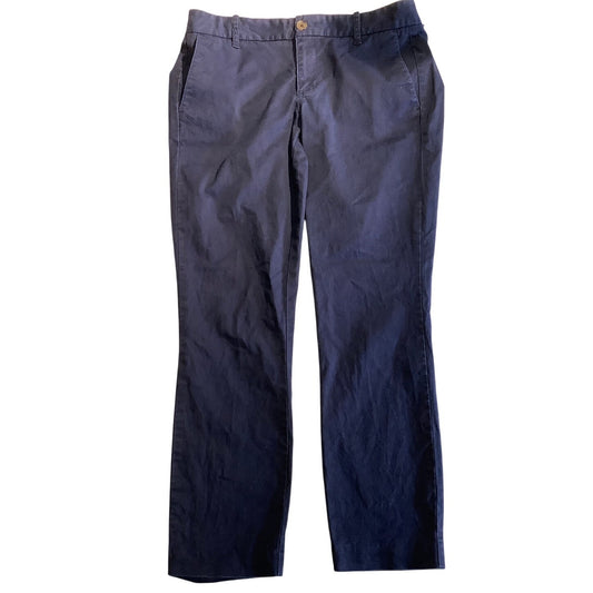 J.Crew Navy Blue Chino Pants Women’s Size 6 - Stretch, Classic, Polished Casual