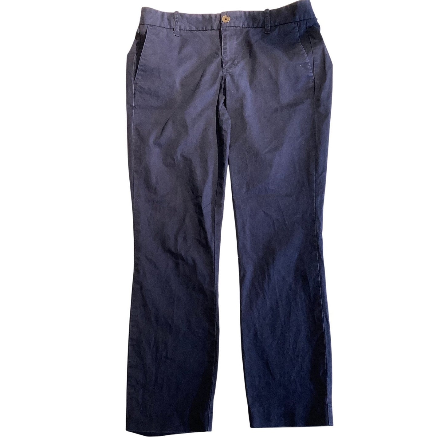 J.Crew Navy Blue Chino Pants Women’s Size 6 - Stretch, Classic, Polished Casual