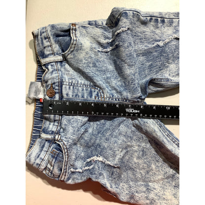 Liberty Valor Kids’ Jeans Size L 14/16 — Blue, Acid-Wash, Distressed