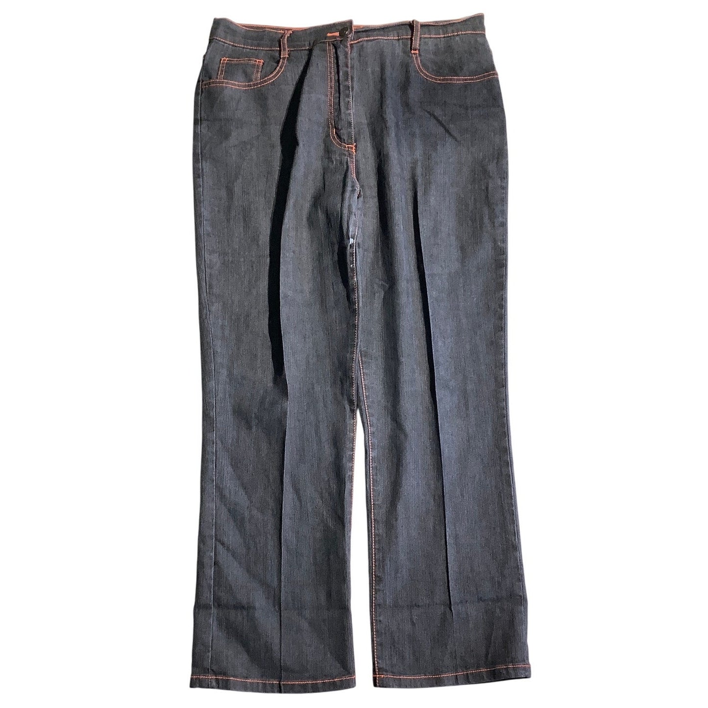 BillBlass Jeanswear Denim Black Pants Women’s 12 - Stretch, Pleated, Classic Fit