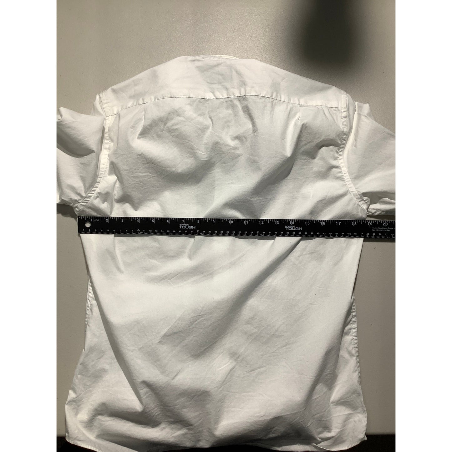 J.Crew Men's White Button-Up Shirt Size Small – Slim Fit, Flex Washed, Untucked