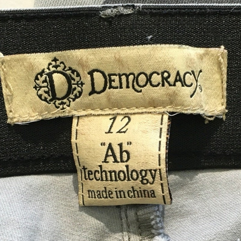 Democracy Gray Camo "Ab Technology" Pants Size 12 - Streetwear, Edgy, Casual