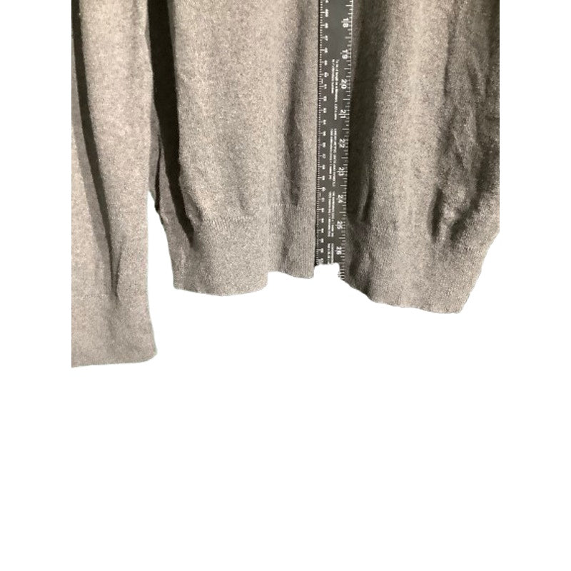 Gap Gray V-Neck Sweater Men’s Size XL – Classic, Soft Knit, Casual