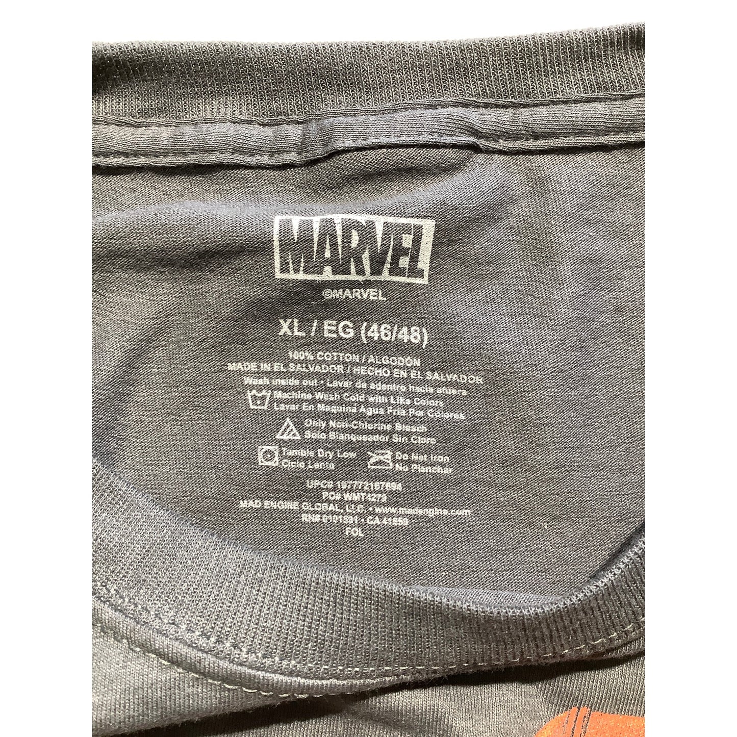 Marvel Deadpool T-Shirt Size XL – Streetwear, Graphic Tee, Comic Style