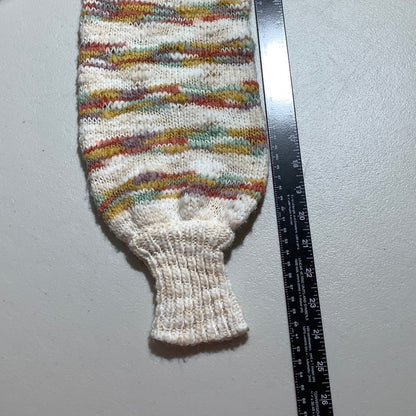 Dear John Cream Multicolor Striped Sweater Women’s XS — Coastal, Boho, Cozy
