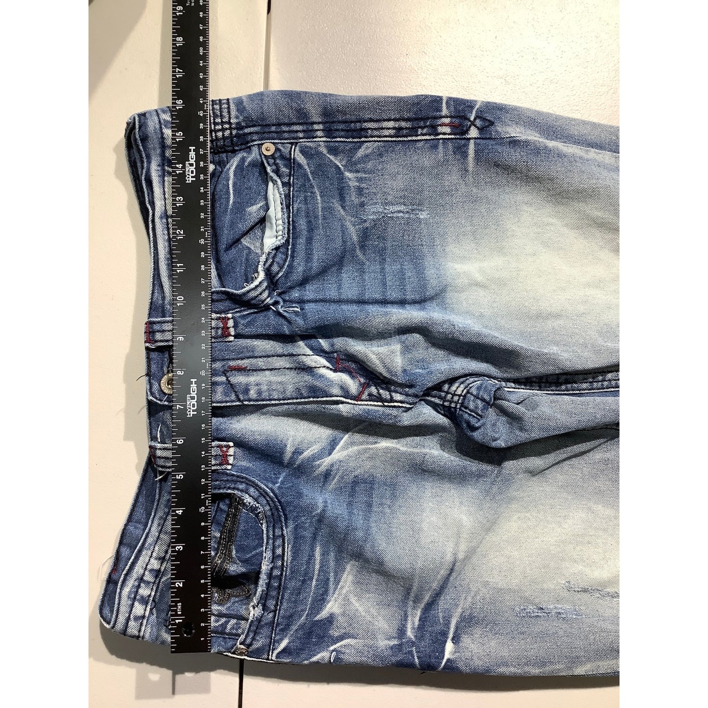 Nation of Saints Men’s Jeans Size 32W x 30L – Stone Wash, Straight, Cotton