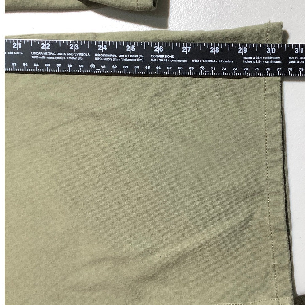 Quacker Factory Olive Green Wide Leg Pants Women 3X — Stretch, Casual, Comfort