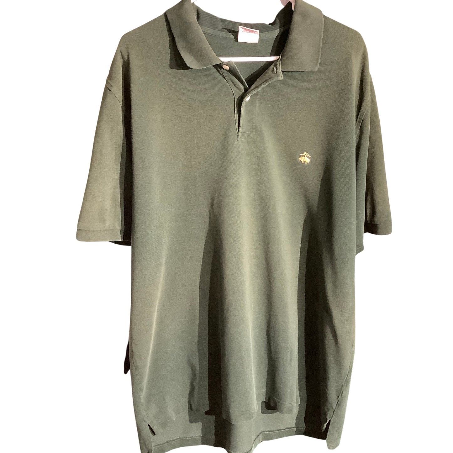 Brooks Brothers Green Polo Shirt Men XL — Original Fit, Classic, Preppy