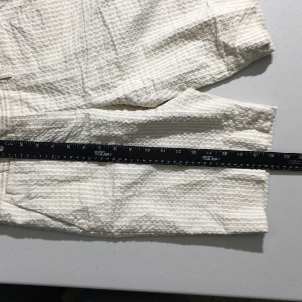 Theory Striped Linen Shorts Size 2 - Preppy, Classic, Summer Chic