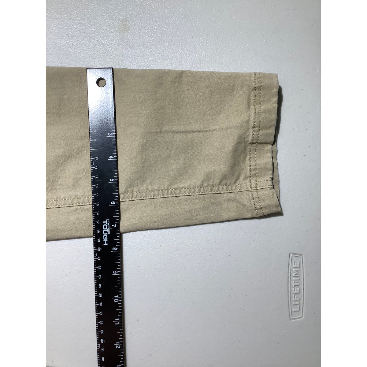Ben Sherman Men's 34x32 Khaki Slim Fit Stretch Chino Pants