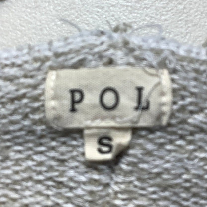 POL Light Tan Knit Cropped Top Women’s Size S/M — Boho, Casual, Textured