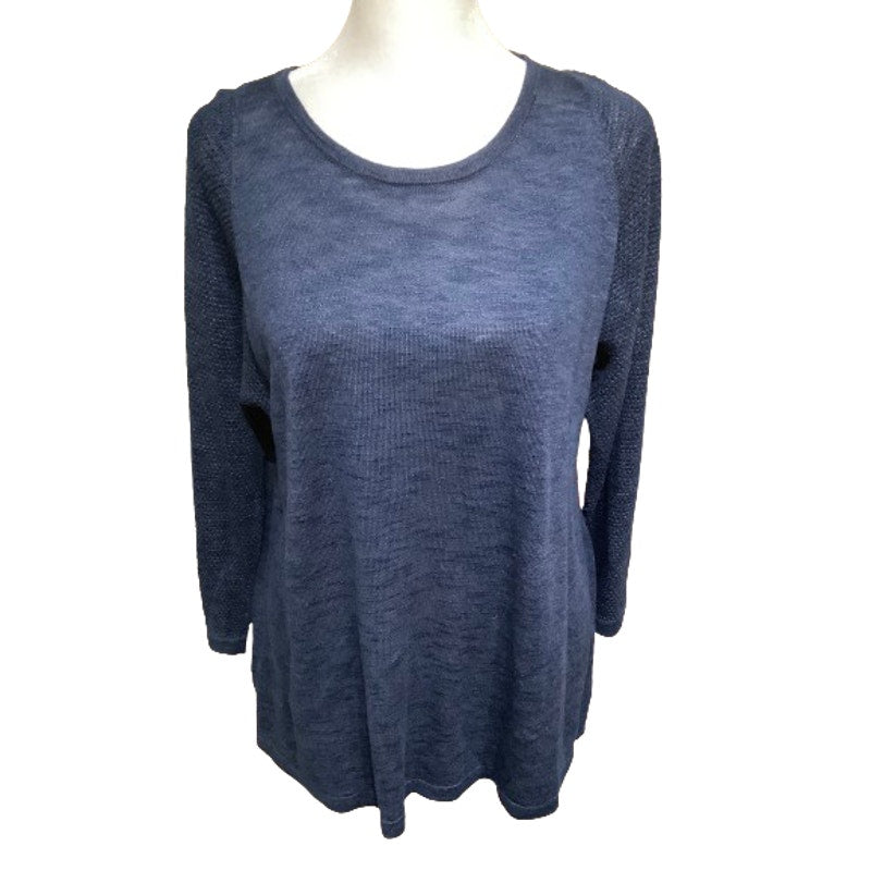 J. Jill Top M Knit Long Sleeve Arm Openings M Casual Minimalist Office Mature