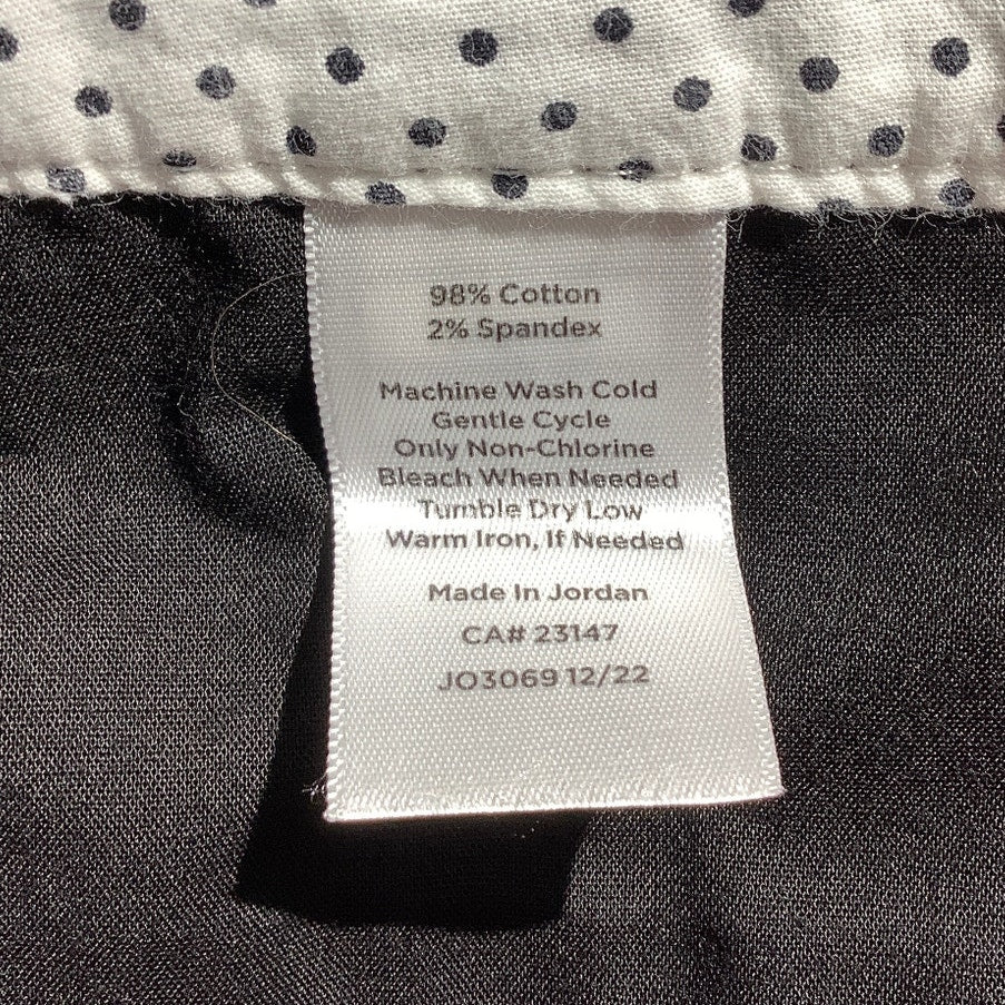Talbots Perfect Skimmer Capris Women’s Size 14 Black — Classic, Stretch, Casual