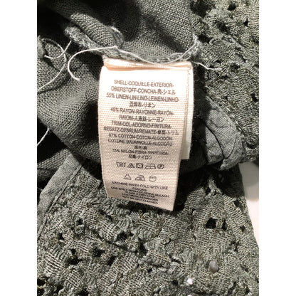 Free People Emilia Military Jacket Women’s Medium — Boho, Victorian, Ruffle Lace