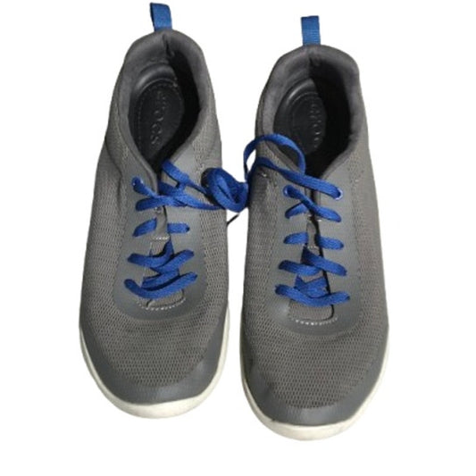 Crocs Gray Mesh Sneakers Size 10W - Casual, Lightweight, Athleisure