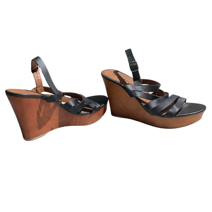 Lucky Brand Larinaa Platform Wedge Sandals Women’s 9M— Strappy, Platform, Casual