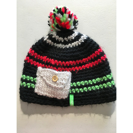 Bula Multicolored Knit Beanie - Cozy, Outdoor, Winter