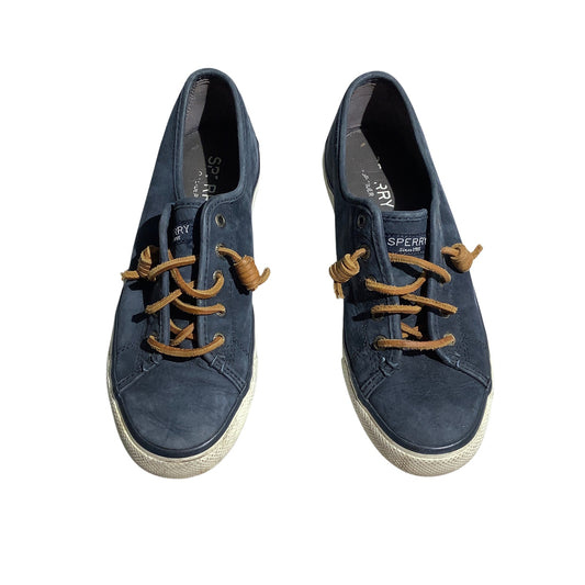Sperry Top-Sider Leather Boat Shoes Women’s 8M — Barrel Tie, Casual, Nautical