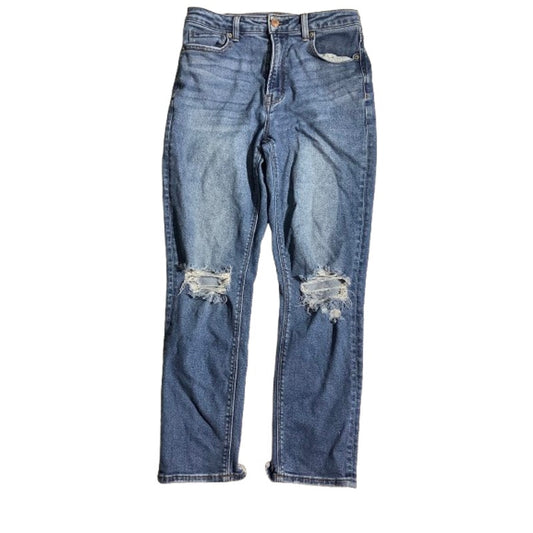 American Eagle Stretch Mom Jeans Women’s Size 6 – Distressed, Denim Blue, Casual