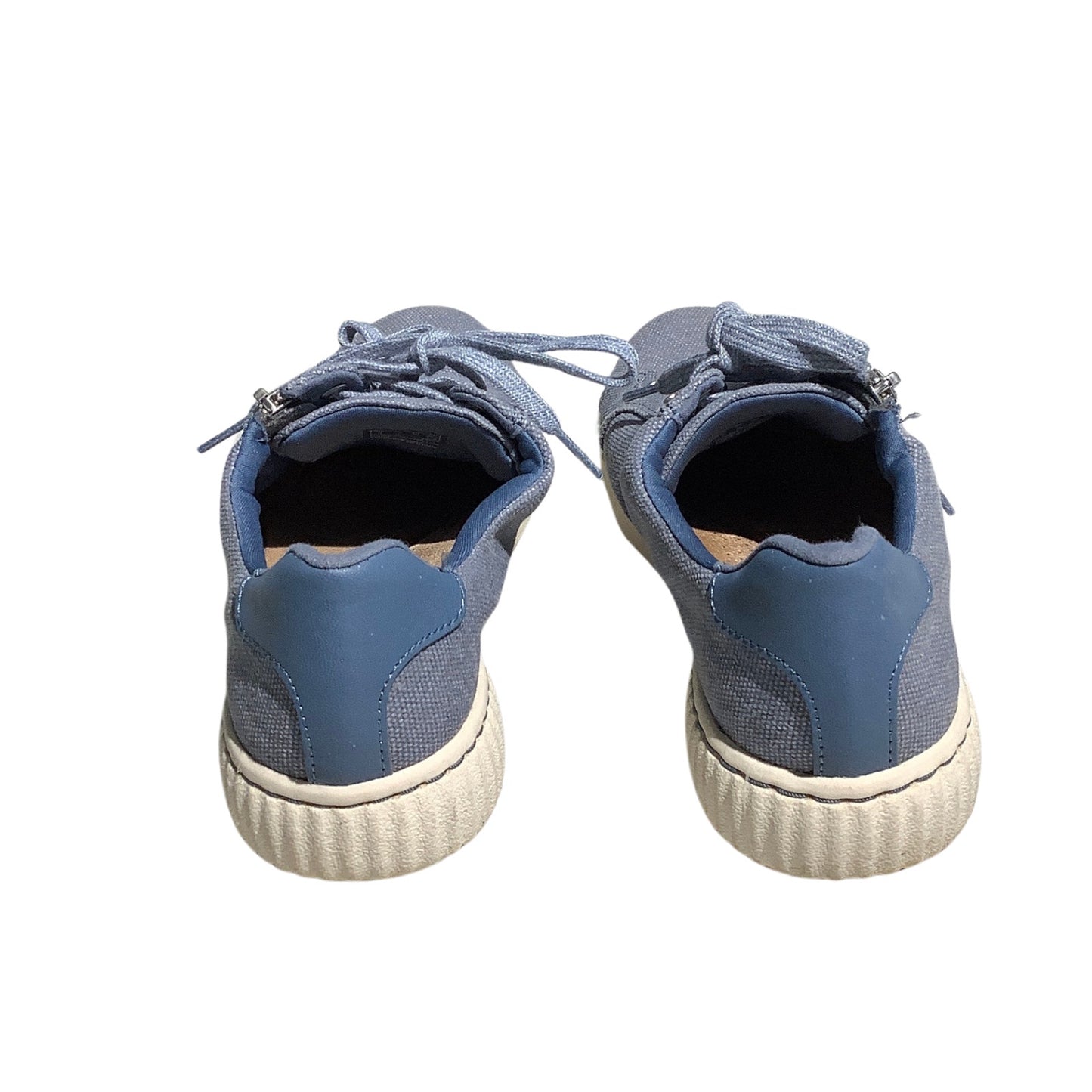 Clarks Caroline Echo Canvas Sneakers Women’s 7.5M — Casual, Comfort, Zipper
