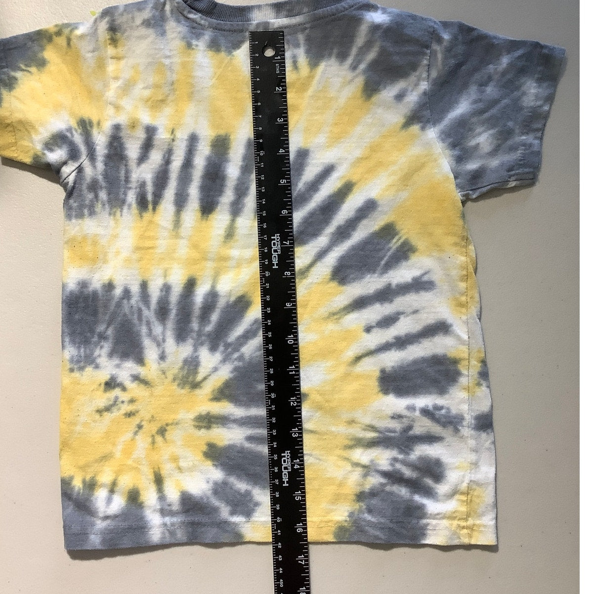Batman Yellow Gray Tie-Dye T-Shirt Size 5 - Streetwear, Kidcore, Retro