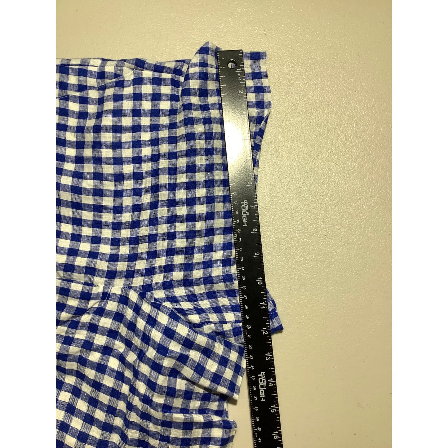 J.Crew Gingham Linen Lightweight Shorts Women’s Size 8 — Preppy, Coastal, Summer