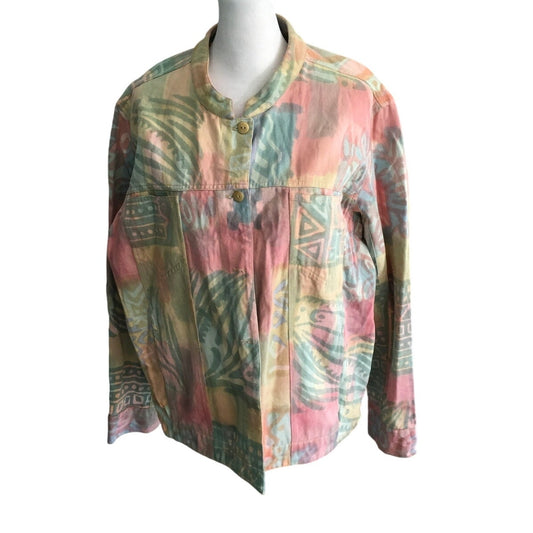 Orvis Multicolored Pink Button-Up Shirt Size L - Vintage, Outdoors, Cottagecore